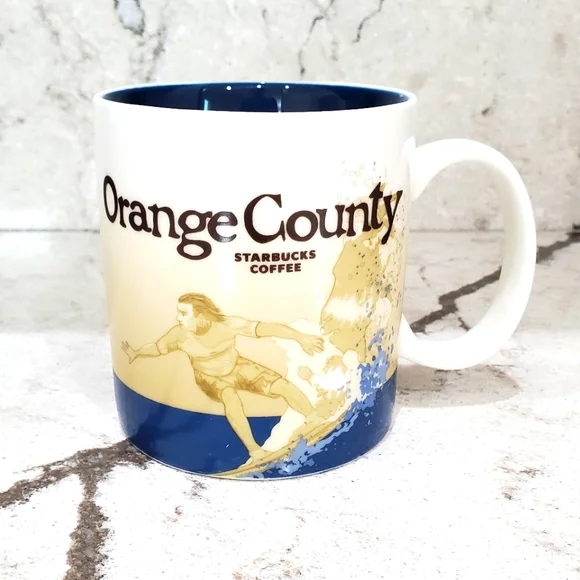 Starbucks | Dining | Starbucks Coffee Mug Collector Series 209 Orange  County | Poshmark